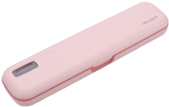 아이리버 UVC-LED 휴대용 칫솔살균기, TBS-100S2, 핑크