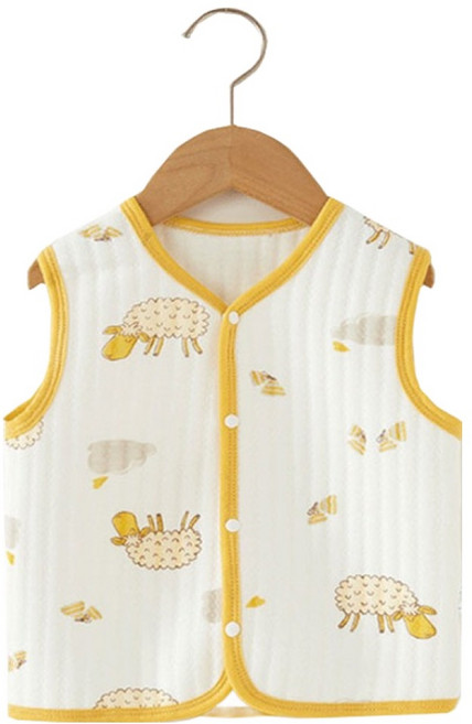 유아용 사계절 테리 순면조끼