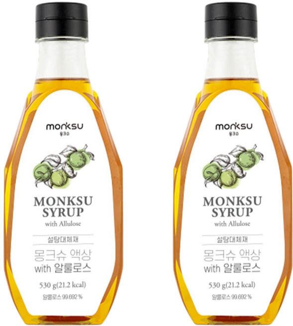 阿洛酮糖漿, 530g, 2個