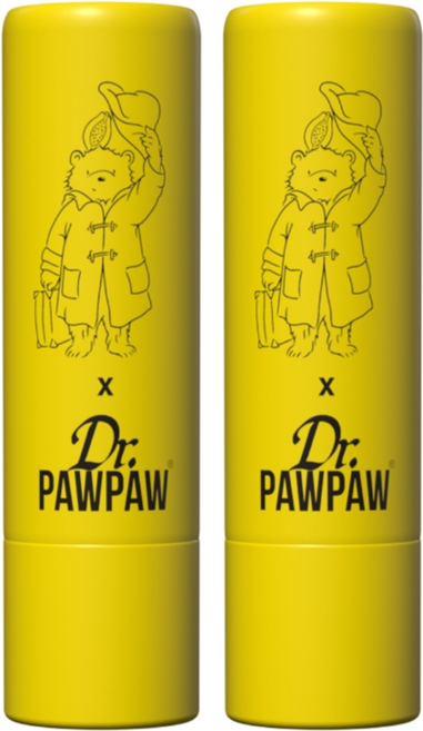 Dr.PAWPAW 台灣公司貨 柏靈頓熊 護唇膏 經典款, 4g, 2個, 透明色/果香