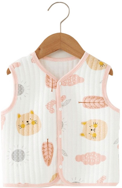 유아용 사계절 테리 순면조끼