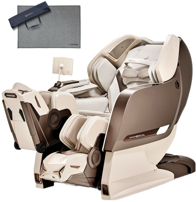 바디프랜드 메디컬 팬텀로보 안마의자 + 이지클린 안마의자 러그 방문설치, 혼합색상(안마의자), 그레이(러그), BFR-M8060
