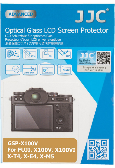 JJC 후지 XM5 X100VI XE4 XT4 카메라 9H 강화유리 액정보호필름, GSP-X100V, 1개