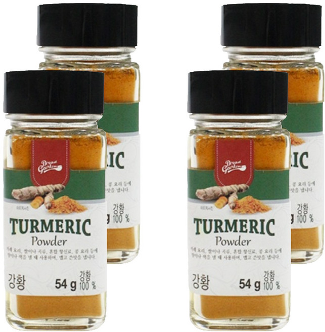 브레드가든 울금 강황 가루, 54g, 4개