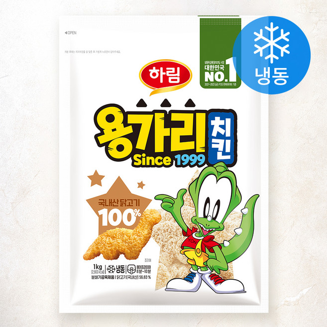하림 용가리 치킨 (냉동), 1kg, 1개