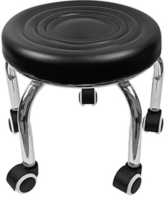 월드크린 플렌티 빅사이즈 앉은뱅이 의자, 1개, 블랙