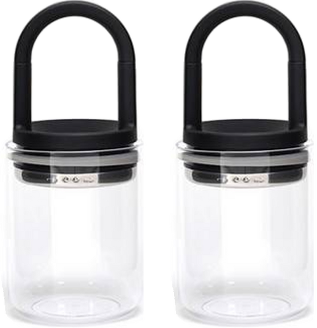 prepara EVAK 트라이탄 원두보관용기 스몰, 2개, 밀폐용기