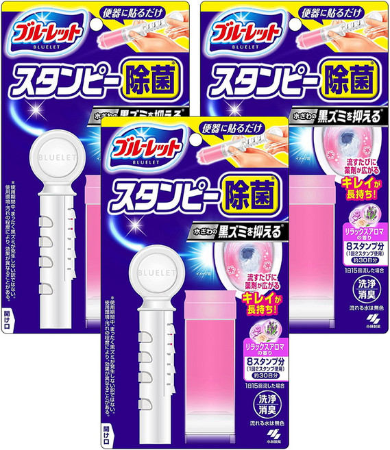 KOBAYASHI 小林製藥 BLUELET 馬桶清潔芳香凍, 28g, 3組