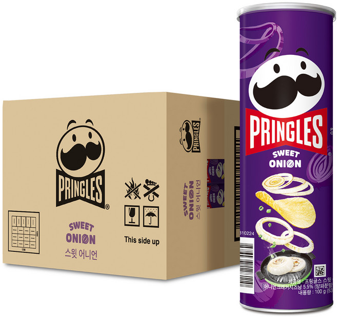 프링글스 스윗 어니언, 100g, 12개