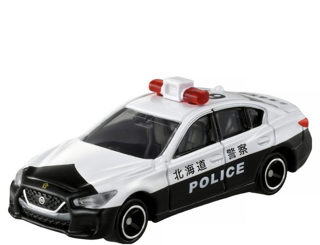 TOMICA No.033 日產 SKYLINE警車, 黑白色, 1個