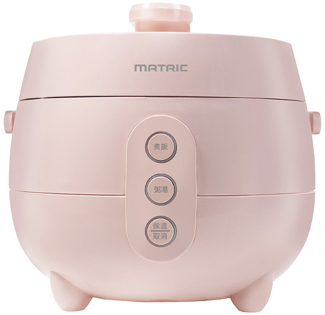 MATRIC 松木家電 電子鍋 2L, MG-RC0403W, 粉漾甜心