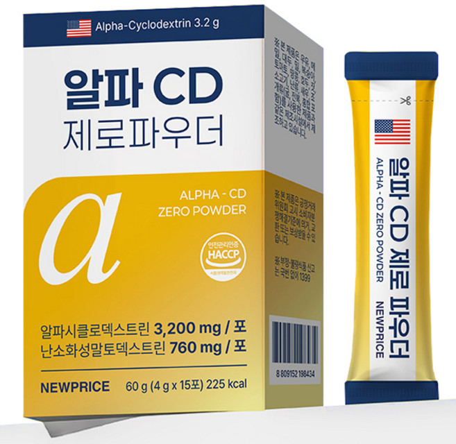 뉴프라이스 알파CD 제로파우더, 1개, 15회분