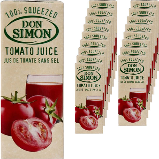 돈시몬 착즙 토마토 주스, 200ml, 18개