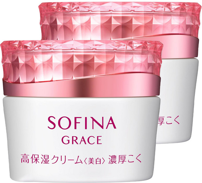 SOFINA 蘇菲娜 Grace 豐盈保濕美白霜, 40g, 2罐