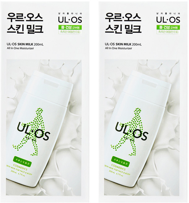 4위 - 우르오스 남성용 올인원 스킨밀크, 200ml, 2개