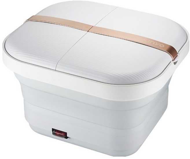 Kinyo 氣泡按摩摺疊足浴機, IFM7001, 白色