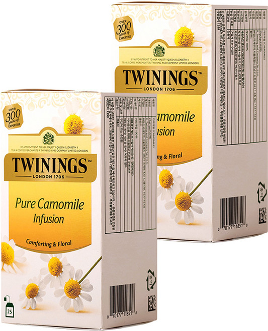 트와이닝 카모마일 티백, 1g, 25개입, 2개