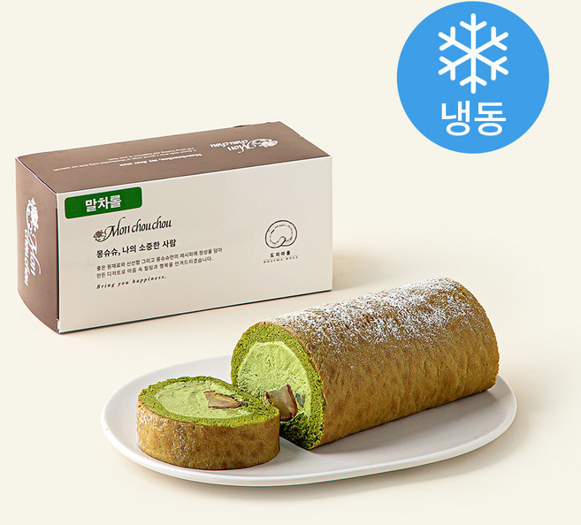 몽슈슈 말차롤 (냉동), 440g, 1개