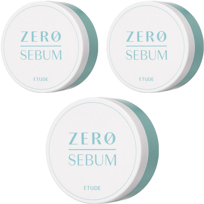 에뛰드 제로피지 드라잉 파우더 4g, 3개