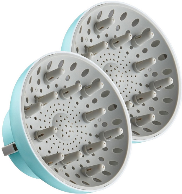 達新牌 熱烘罩, 湖水綠, 2個