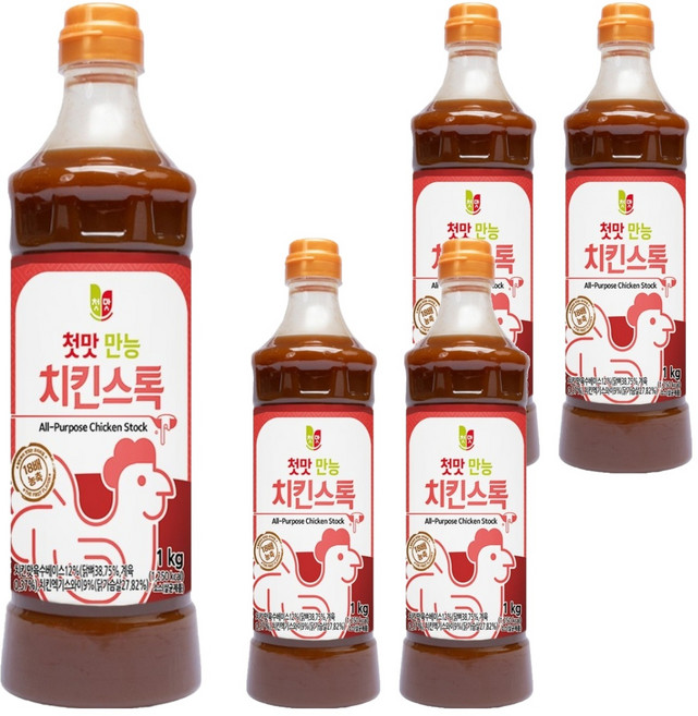 첫맛 닭육수진국, 1kg, 5개