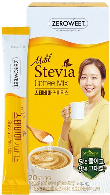 스테비아스위트 마일드 커피믹스, 9.6g, 20개입, 1개