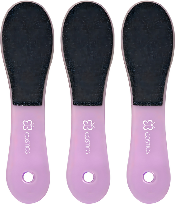 台灣 COSMOS 足部角質磨除棒 顏色隨機, 1支, 3支