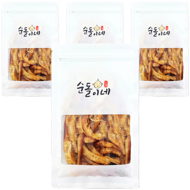 순돌이네 바베큐 페스츄리 오징어, 4개, 130g