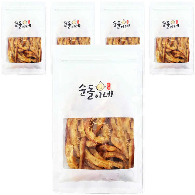 순돌이네 바베큐 페스츄리 오징어, 5개, 130g
