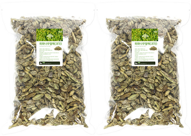 드랍쉽 회화나무열매 괴각, 1kg, 2개