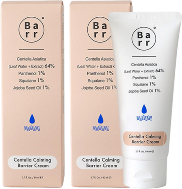 바르 센텔라 카밍 베리어 크림, 80ml, 2개