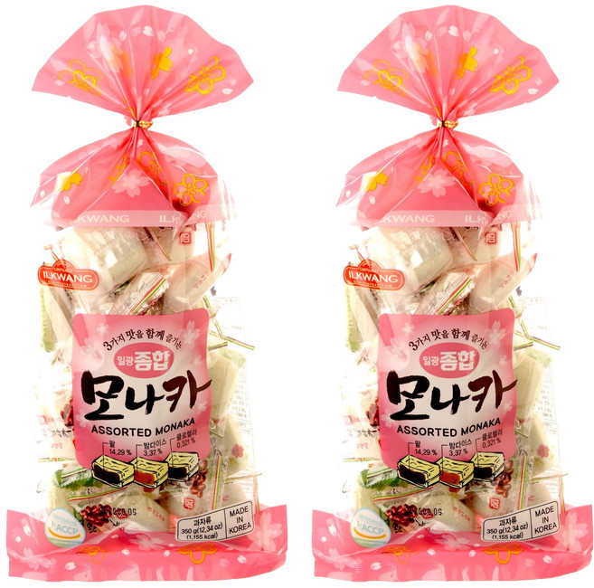 일광제과 종합모나카, 350g, 2개