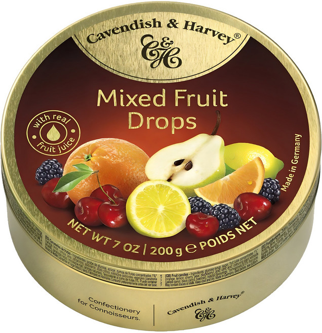 캐빈디쉬앤하비 믹스드 후르티 캔디, 200g, 1개