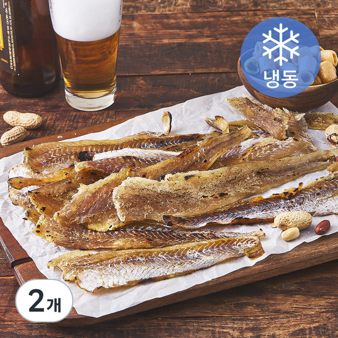 해맑은푸드 명태알포 조미명태포 (냉동), 600g, 2개