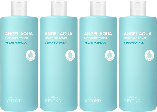 [비건라이프] 비욘드 엔젤아쿠아 수분 진정 토너, 500ml, 4개