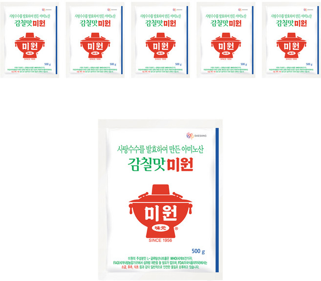 미원 감칠맛미원, 500g, 6개