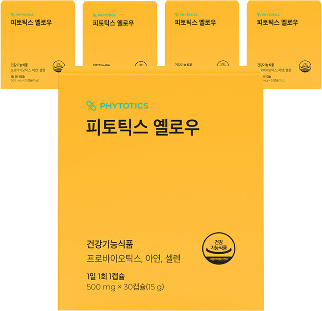 PHYTOTICS 必多提斯 女性鋅硒益生菌膠囊, 30顆, 5盒