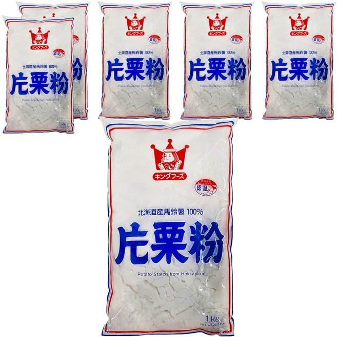 King Foods 王印 片栗粉, 1000g, 6包