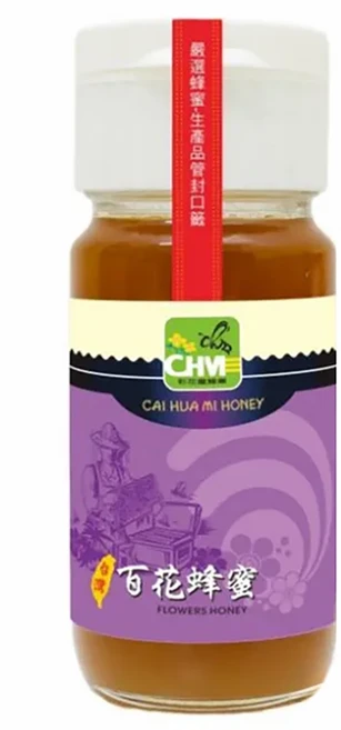 彩花蜜 台灣百花蜂蜜, 700g, 1瓶