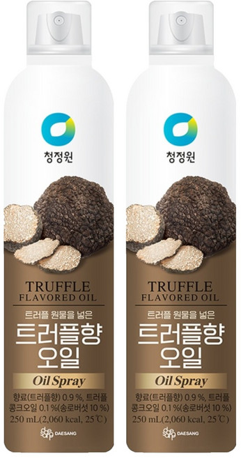 청정원 트러플향오일 스프레이, 250ml, 2개