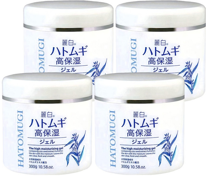 KUMANO 熊野油脂 高保濕凝膠, 300g, 4罐
