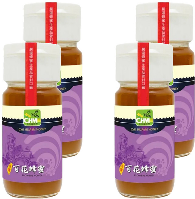 彩花蜜 台灣百花蜂蜜, 700g, 4瓶