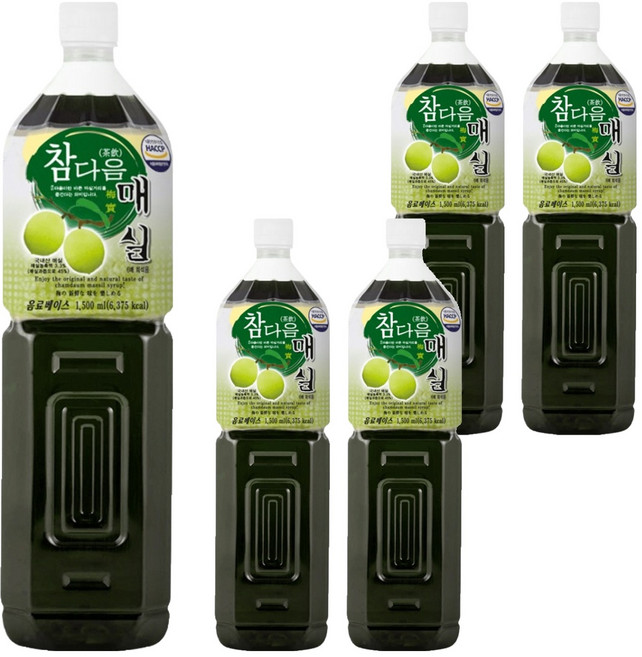 파낙스 참다음 매실, 1.5L, 5개