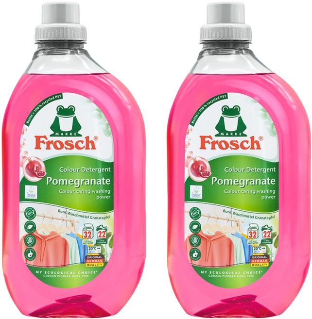 프로쉬 석류 컬러케어 세탁세제 본품, 1.5L, 2개