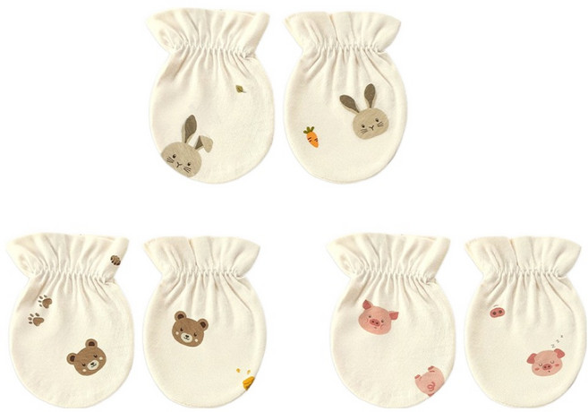 ikii 신생아용 손싸개 3종 세트