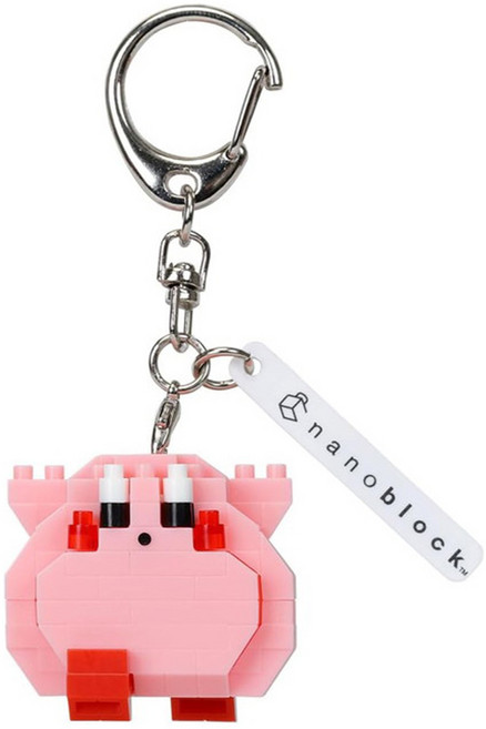 Nintendo 任天堂 SWITCH NFG-07卡比滿腹 鑰匙圈 可愛造型 安全材質, 1入