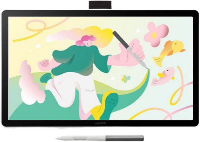 와콤 원 14 액정타블렛, DTC141, 화이트