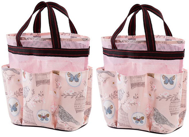 버드 매쉬 수영가방 2P, 핑크