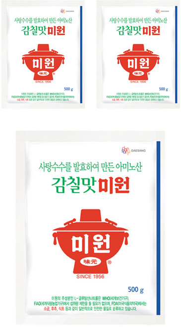 미원 감칠맛, 500g, 3개