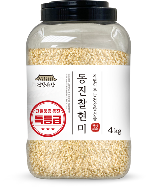 건강곡간 동진 특 찰현미, 4kg, 1개
